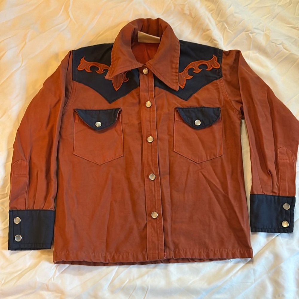 Kids button up western shirt